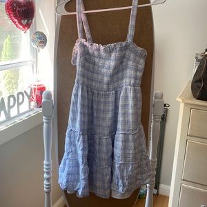 Hollister blue and white dress. Size medium.